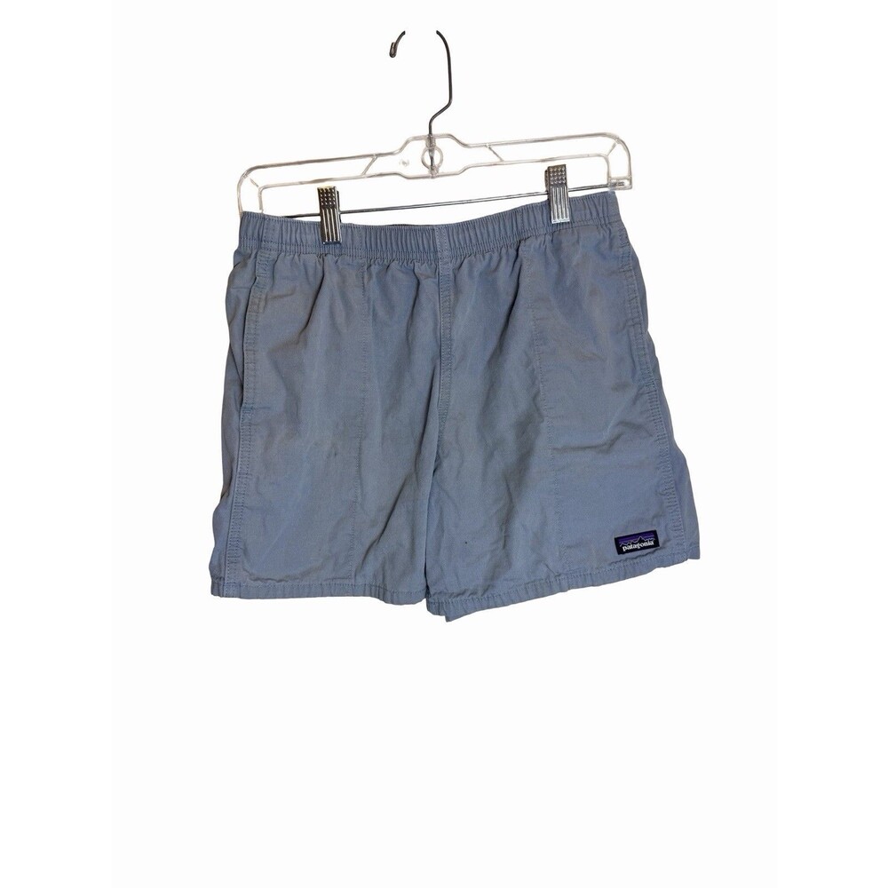 Patagonia Girls' Shorts Size XL Blue Elastic Waist 5' Inseam Outdoor Hiking SPOT